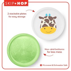 Skip Hop Smart Serve 2 Pack Plates Piring Makan...